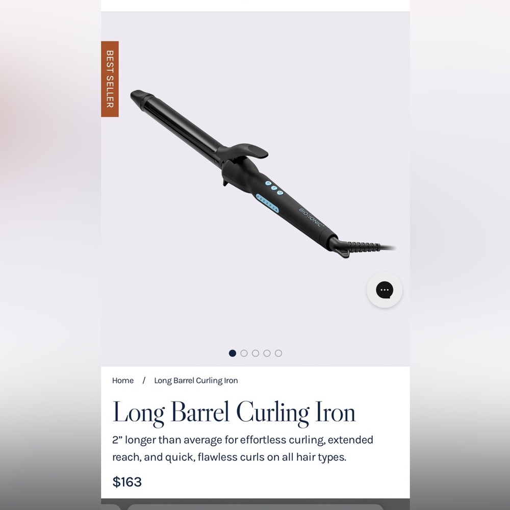 Bio ionic - Long Barrel Curling Iron